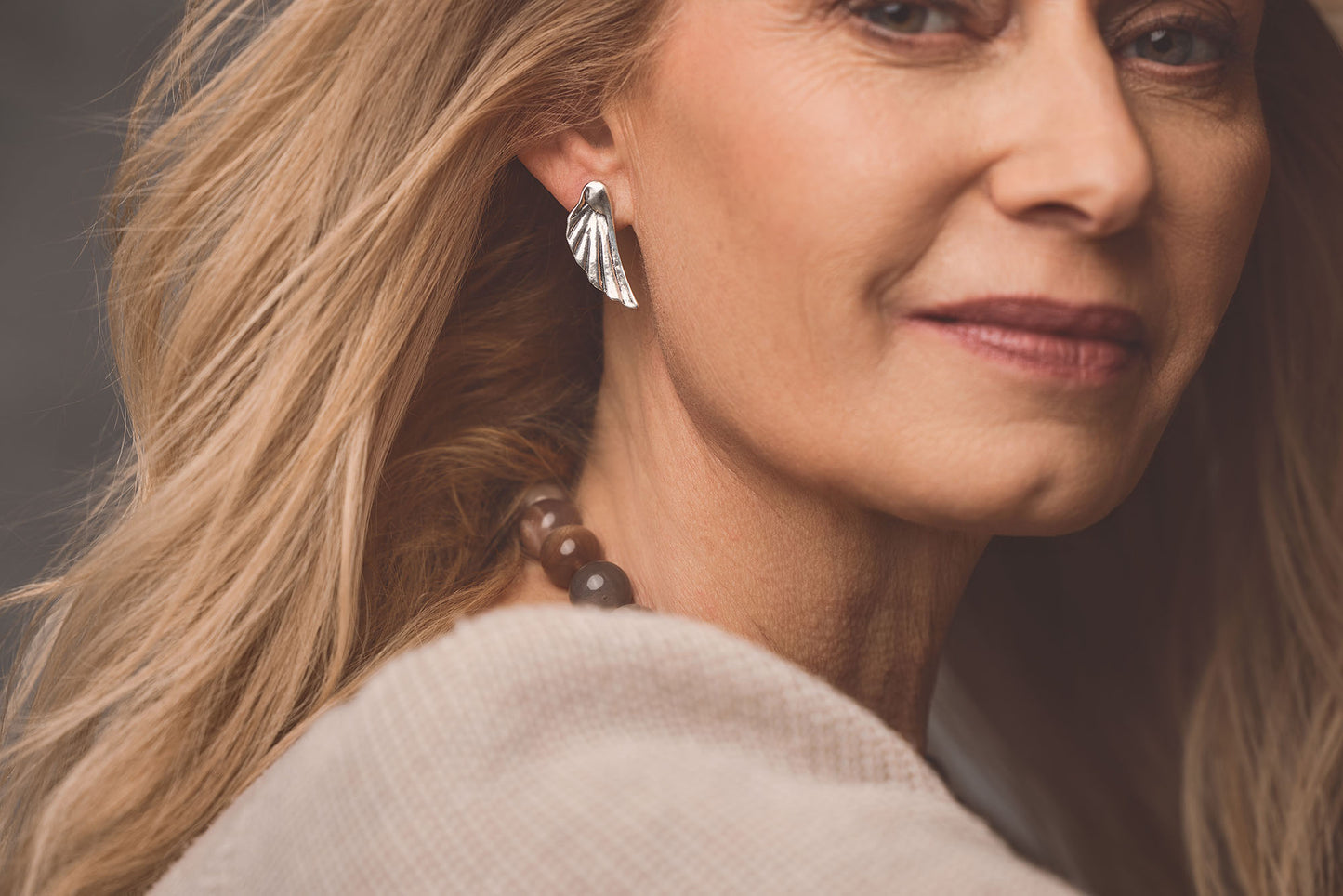 Sterling Silver Wing Earrings Angel Earrings Custom Designed Jewelry Collection 1304