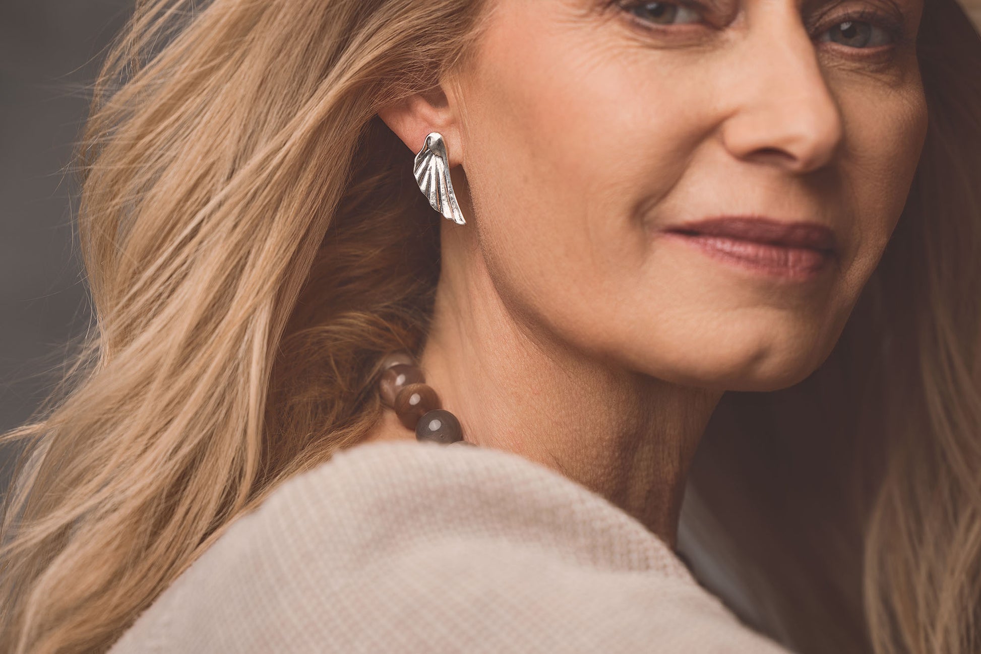 Sterling Silver Wing Earrings Angel Earrings Custom Designed Jewelry Collection 1304