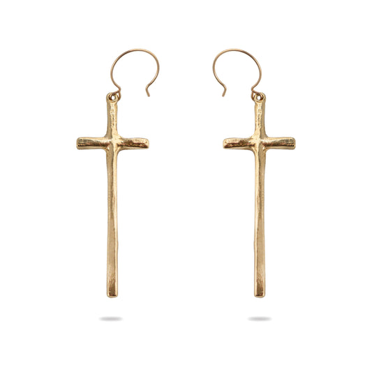 Grounded Bronze Earrings Custom Made Jewelry by Collection 1304 for boutiques wholesale accounts NY Now Dallas Market