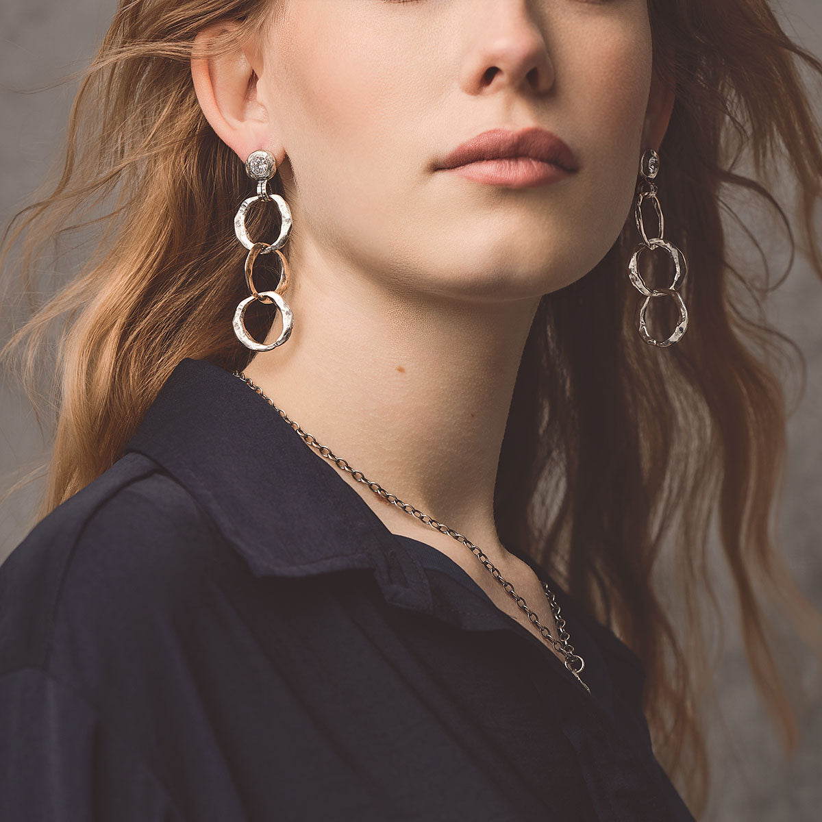 Capeo Sterling Silver Earrings Custom Made Jewelry by Collection 1304 for boutiques wholesale accounts NY Now Dallas Market