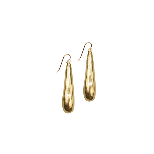 Teardrop Bronze Earrings Custom Made Jewelry by Collection 1304 for boutiques wholesale accounts NY Now Dallas Market