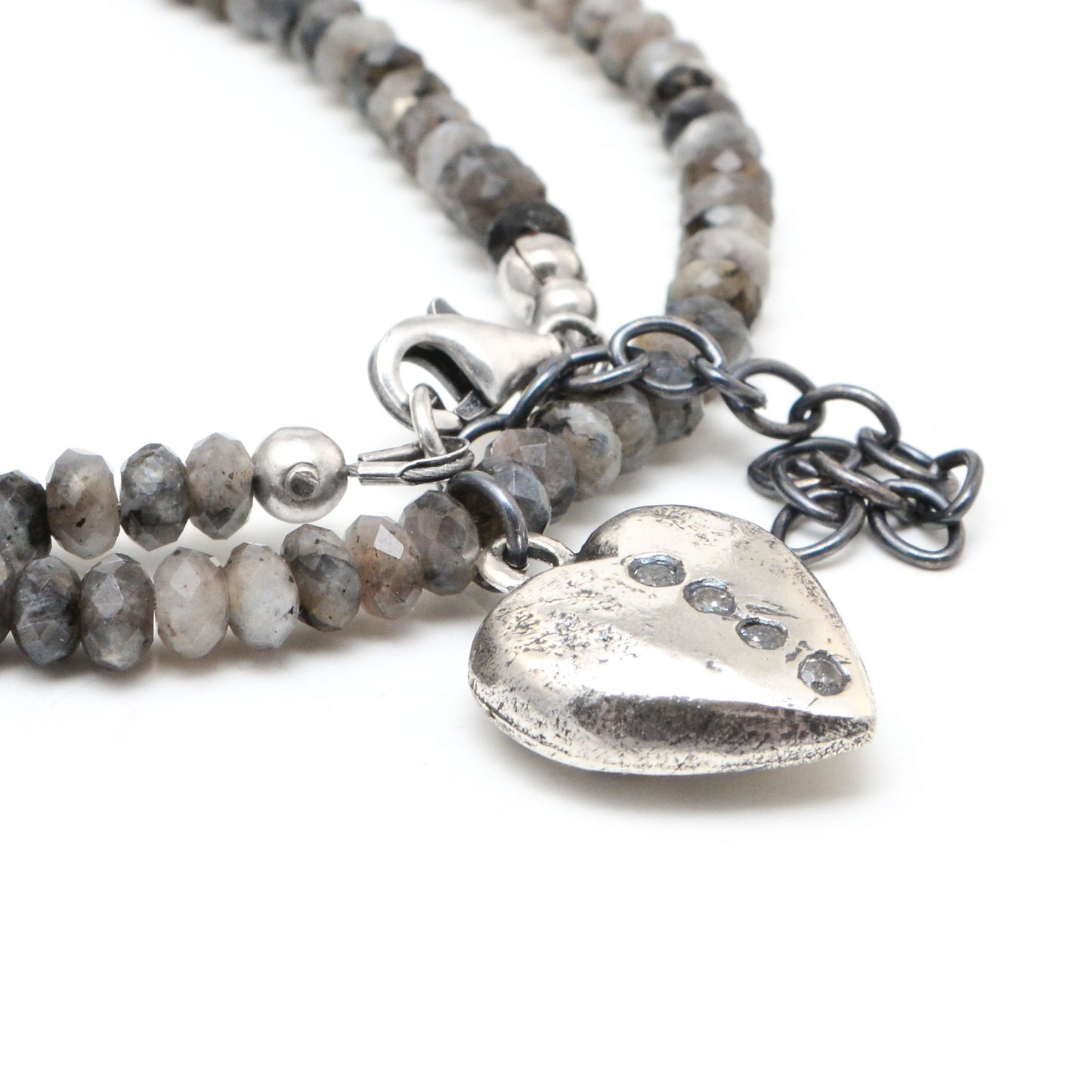 Shining Love, Night Sky Silver Necklace