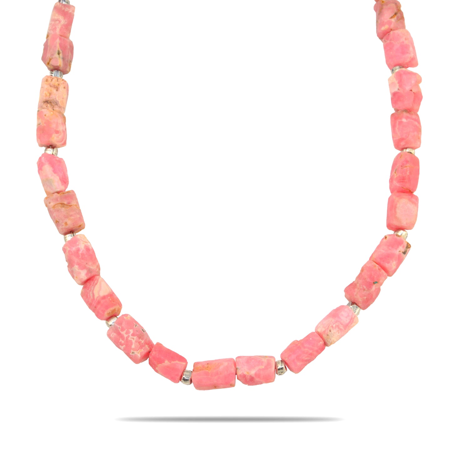 Pink Pebble Necklace